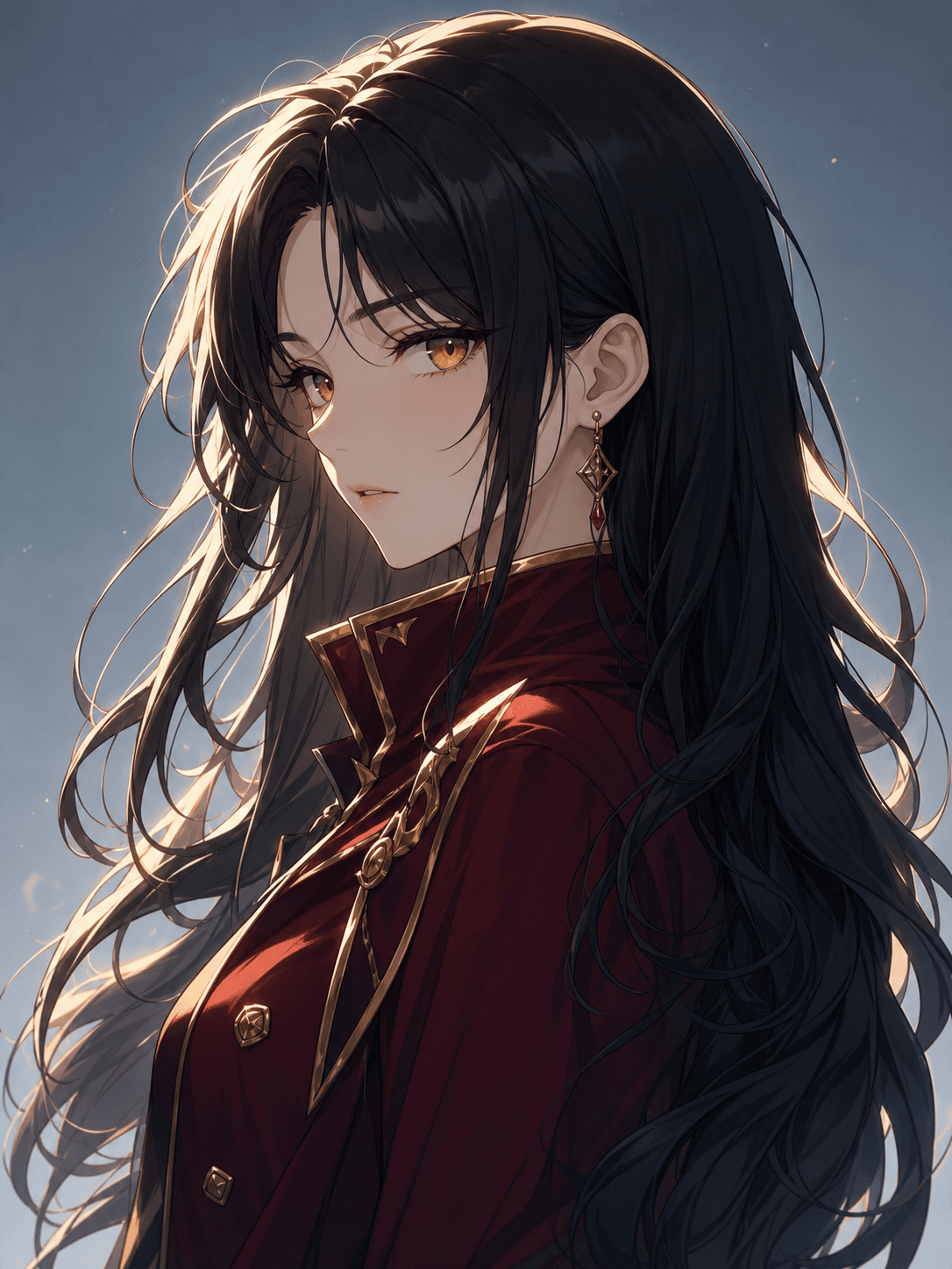 Anime Portrait, Half-Body example output