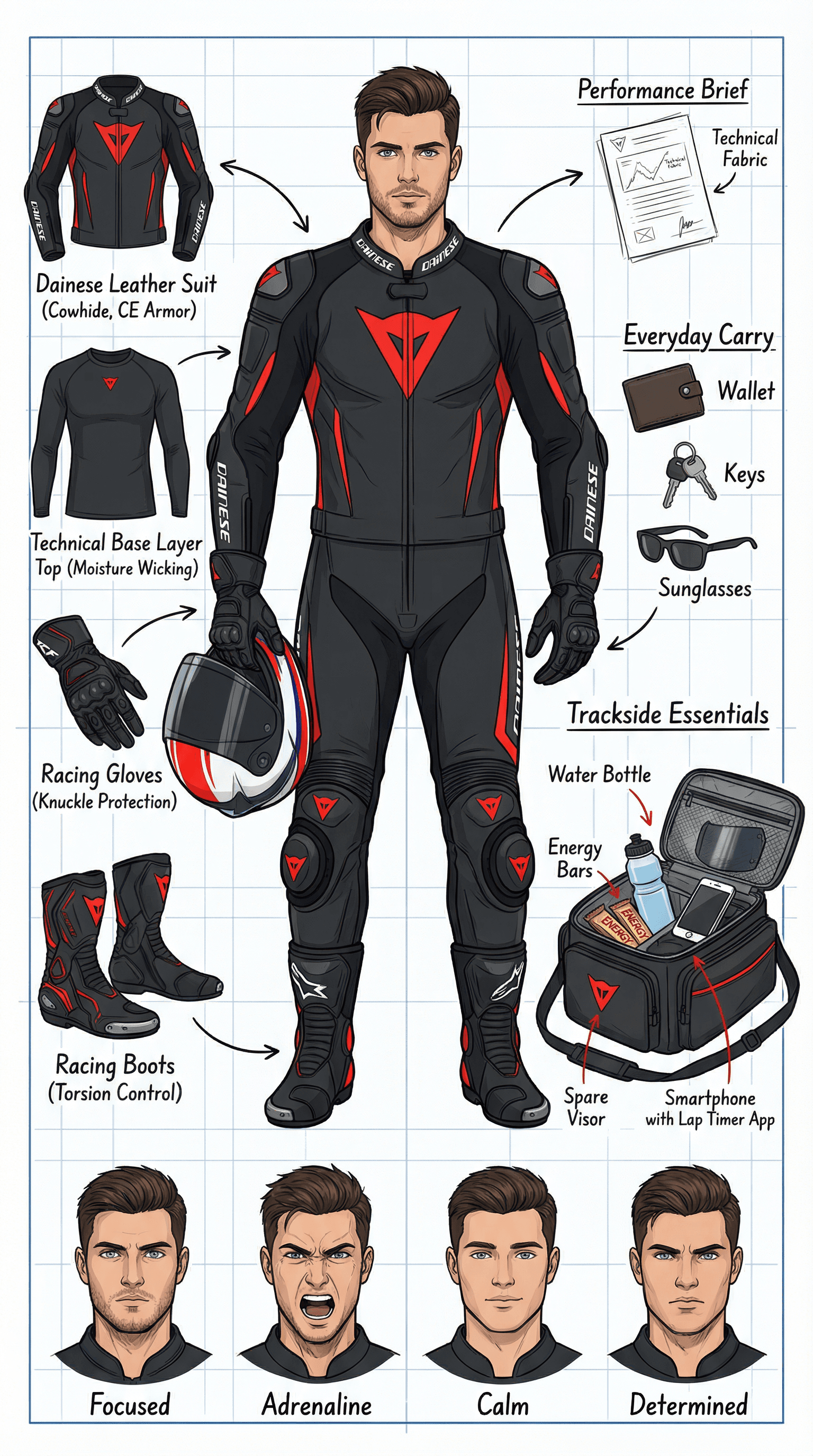 dainese biker character sheet