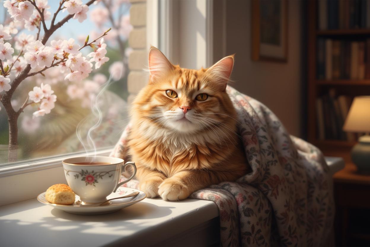 a lovely cat CVY.AI