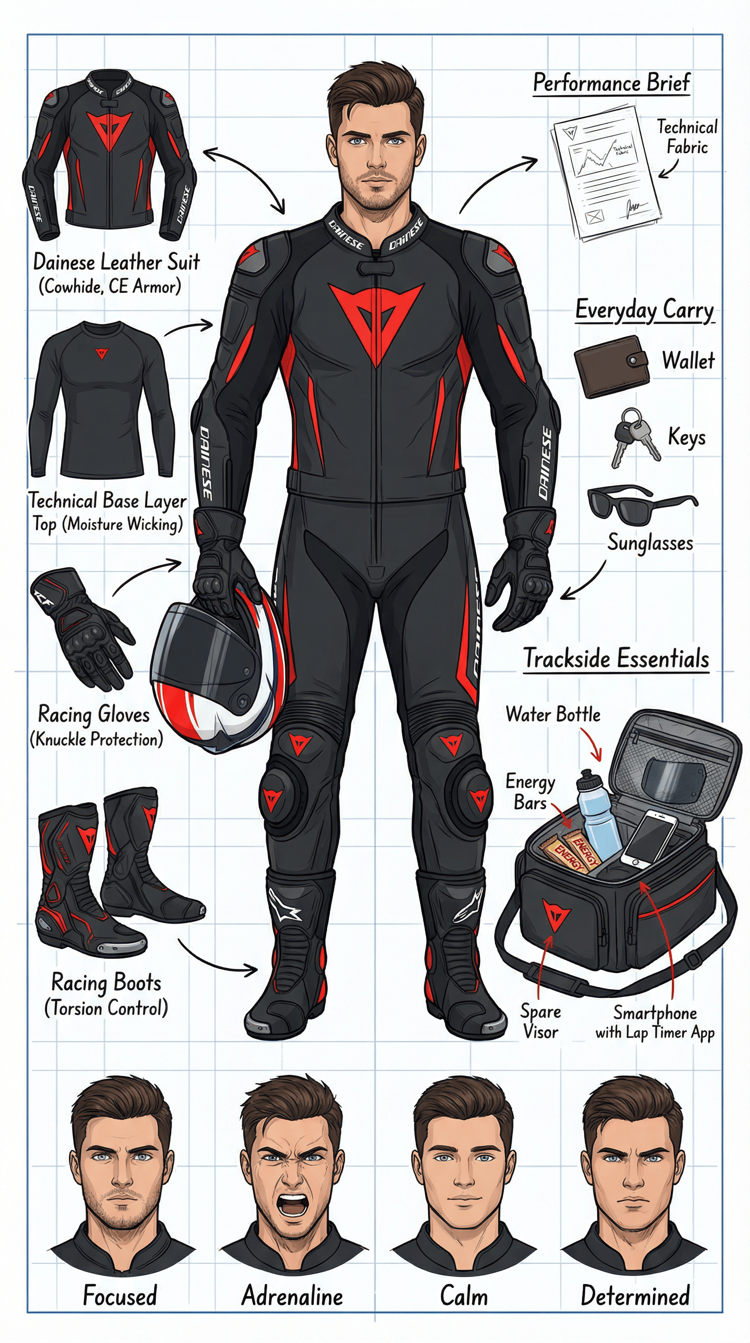 dainese biker character sheet CVY.AI
